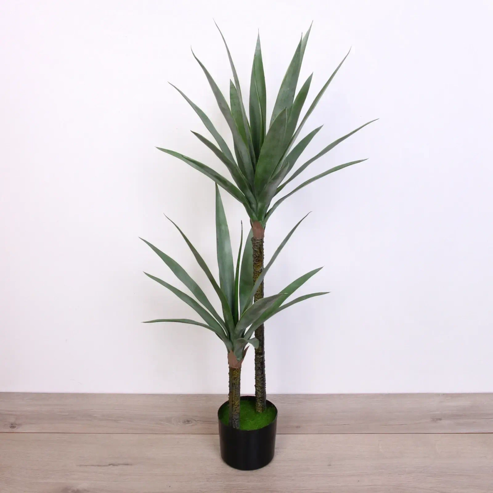 Дерево искусственное «Пальма Юкка» 100см в горшке