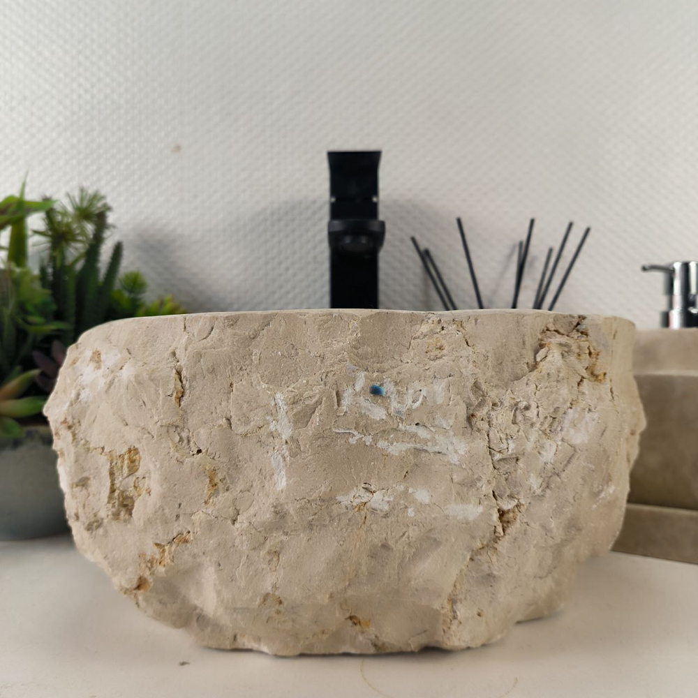 Раковина из мрамора Erozy Cream EM-64983 32*31*15 0867