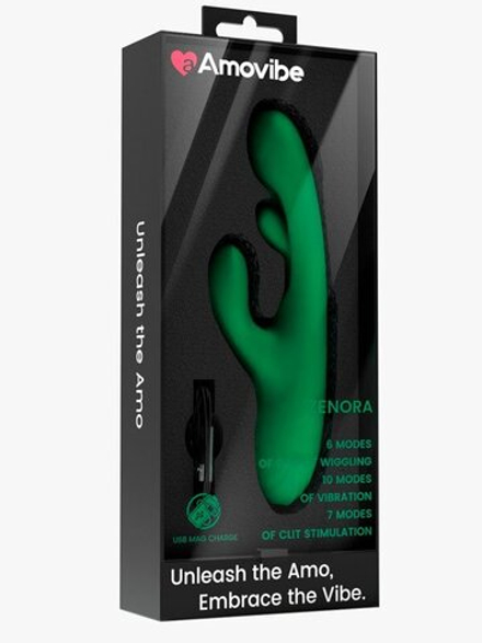 Инновационный вибратор кролик Amovibe Zenora