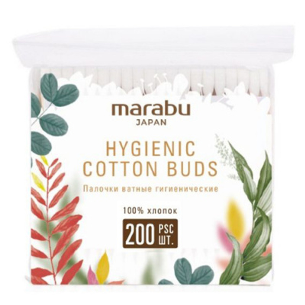 MARABU Botanica 200шт ватные палочки