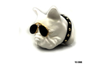 Ароматизатор-игрушка -на обдув- Собачка Бульдог -(жидк)- YC-31WG White glasses