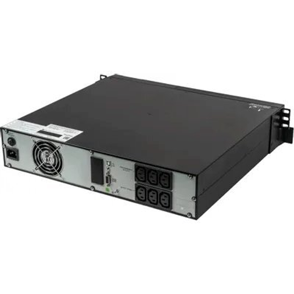 Интерактивный ИБП Systeme Electric Smart-Save Online SRV 2000 ВА, конвертируемый форм-фактор 2U, 230 В, 6 розеток IEC C13, SmartSlot, LCD, USB HID SRVSE2KRTI
