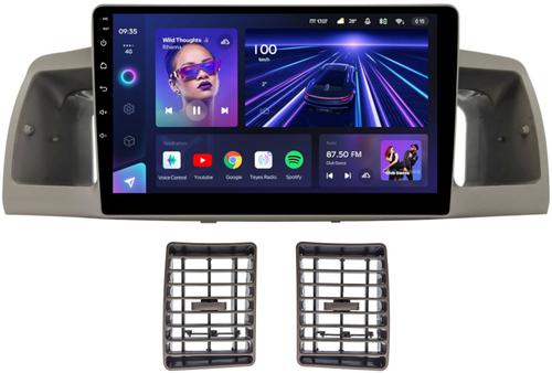Магнитола для Toyota Corolla 120 2000-2007 (рамка бежевая с воздуховодами) - Teyes CC3L на Android 10, CarPlay, 4G SIM-слот