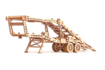 Механический 3D-пазл из дерева Wood Trick Прицеп Автовоз с джипом