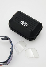 Спортивные очки с диоптриями 100% Norvik / Black Holographic / HiPER Blue Multilayer Mirror