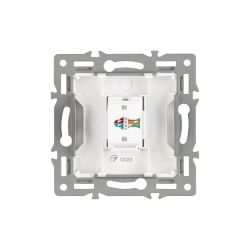Механизм компьютерной розетки SCT-MPC1-PL-WH (RJ-45, CAT6) (Arlight, -) 045301