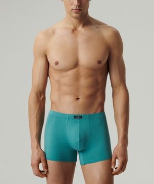 Трусы мужские боксеры (5шт), Atlantic 5SMH-002, хлопок, темно-синий + темно-голубой + светло-зеленый + индиго + темно-голубой