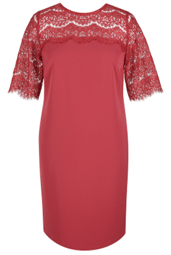 Нарядное платье 2477АП, красный #184Ка052477АП