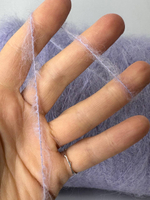 MELROSE - Lineapiu'; 71% альпака Superfine, 4% меринос, 22% п/а, 3% эластан; 550м/100гр; col. B8405 GLICINE, цвет: сиреневый; S702; MP