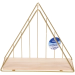 Полка подвесная «ЛОФТ ИДЕЯ», треугольник, цвет золото, 22*25*10см (лейбл Селфи)