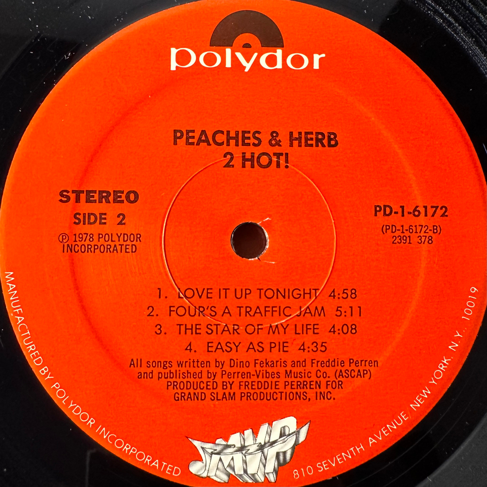 Peaches & Herb ‎– 2 Hot! (США 1978г.)