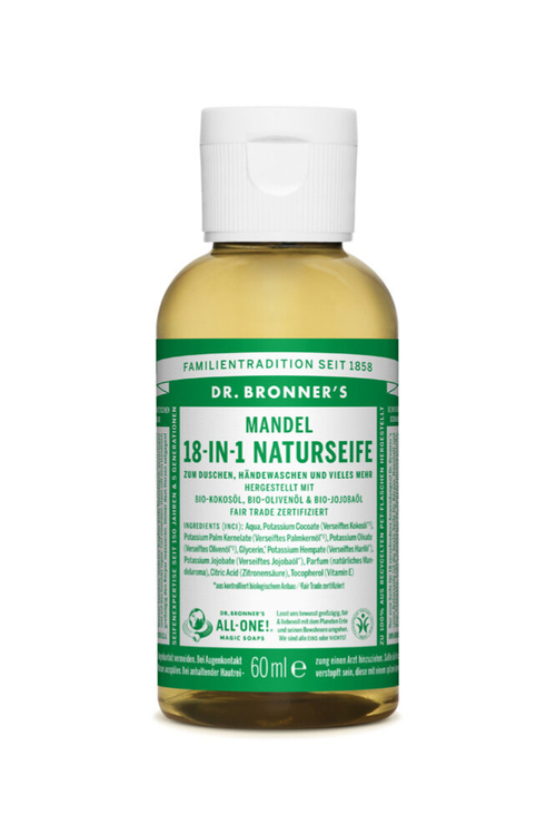 Натуральное миндальное мыло Dr. Bronner’s 18 в 1, 60 мл.