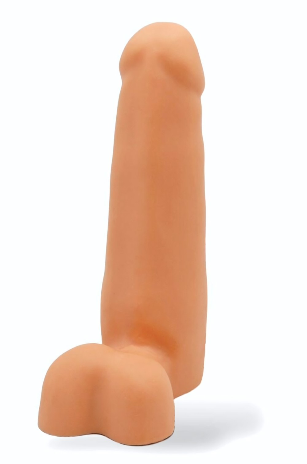 Приятный на ощупь фаллоимитатор на поясе Харнесс - 16,5 см. (Цвет: телесный)