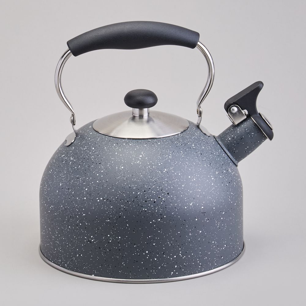 ЧАЙНИК AGNESS СО СВИСТКОМ 2,5 Л, СКЛАДЫВАЮЩАЯСЯ РУЧКА, ИНДУКЦИОН. ДНО