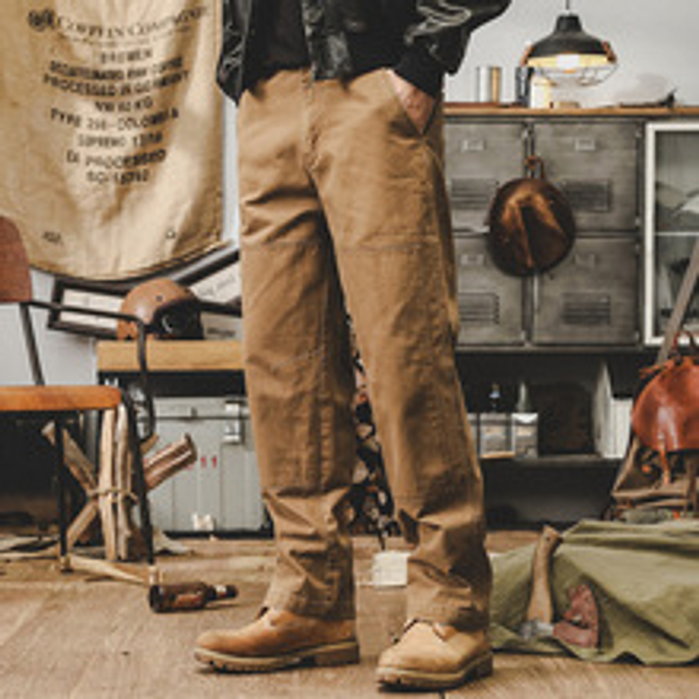 Мужские винтажные брюки-карго в американском стиле