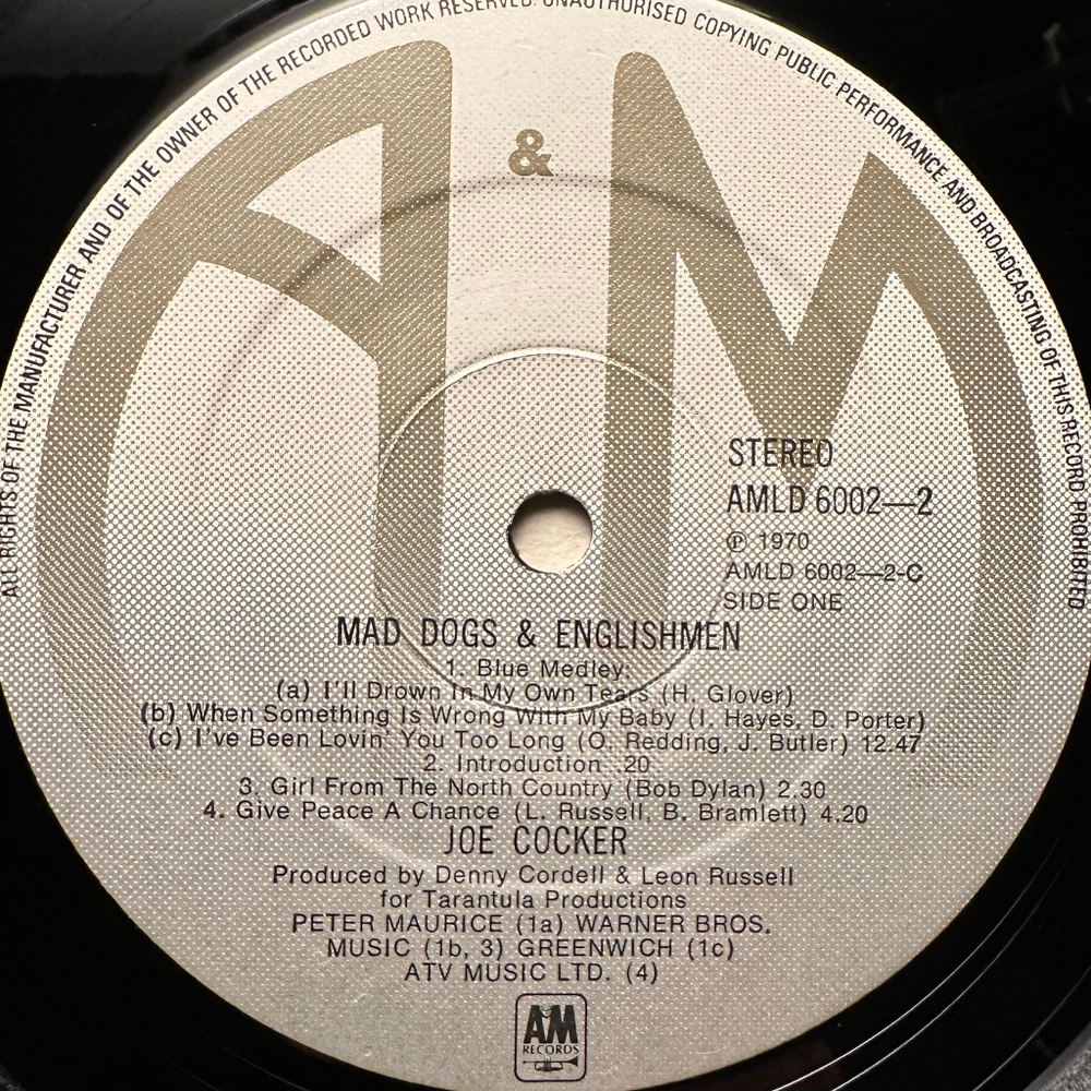 Joe Cocker - Mad Dogs & Englishmen 2LP (Англия)