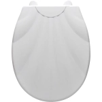 Сиденье жесткое Ракушка бел.