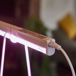 ULI-P33-24W-SPLX IP40 WHITE Светильник для растений светодиодный линейный. 872мм. выкл. на корпусе. Алюминий. Спектр с дальним красным для фотосинтеза. TM Uniel