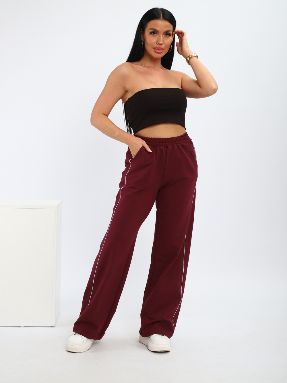 Брюки "Б-018" бордо