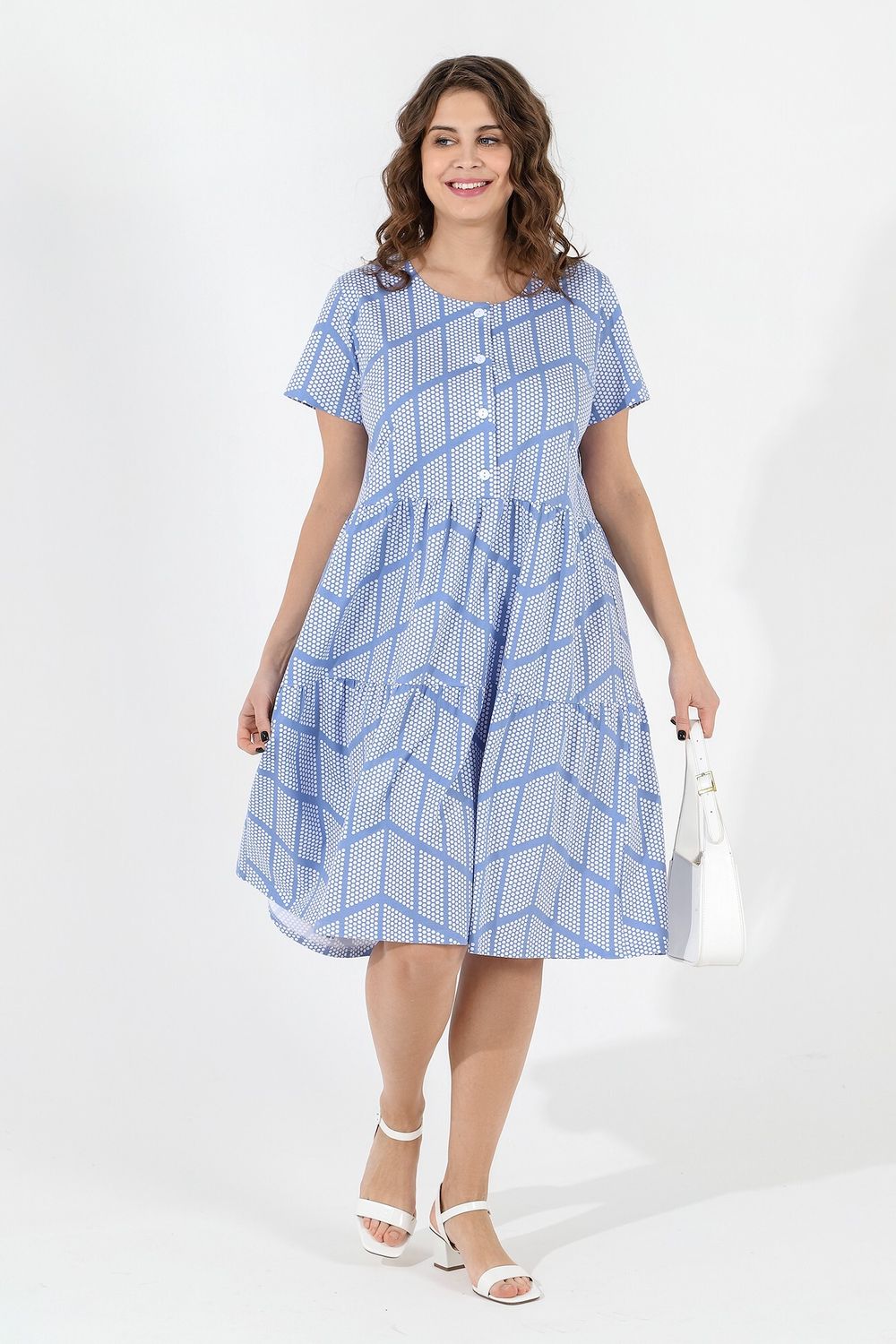 Платье Каскад-1 Виотекс ГОЛУБОЙ