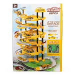 Набор "Паркинг" парковка многоуровневая, 82 дет., в комп. машинки, вертолет, свет/звук. эффекты,
