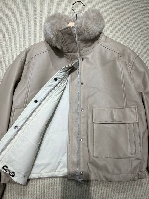 Куртка кожаная Brunello Cucinelli