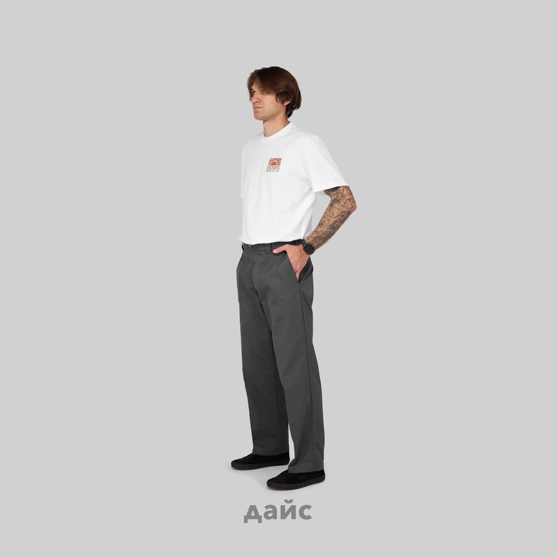 Брюки мужские Dickies Skateboarding Jamie Foy Loose Straight Twill Pants артикул:WPJ01CH - купить в магазине Дайс