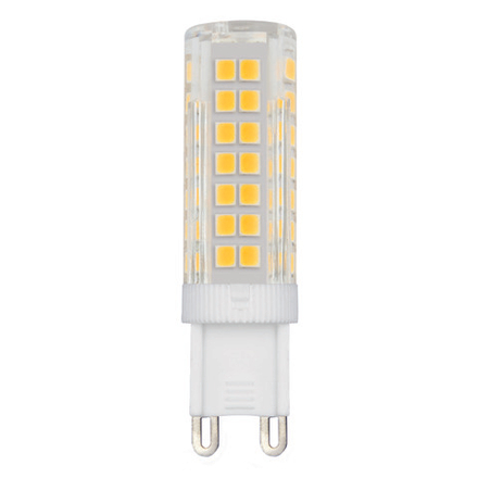 LED-JCD-7W-4000K-G9-CL-SLS Лампа светодиодная. прозрачная. Белый свет 4000K. ТМ Volpe