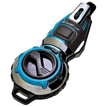 Отбивка строительная, чернильная Shinwa, 15м, автовозврат шнура, голубой металлик