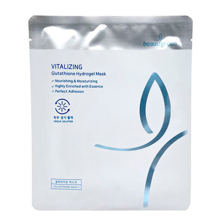 Гидрогелевая маска осветляющая с глутатионом BeauuGreen Vitalizing Glutathione Hydrogel Mask