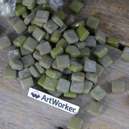 FLORY12 AW017 Стеклянная мозаика 12х12 мм 0,5 кг