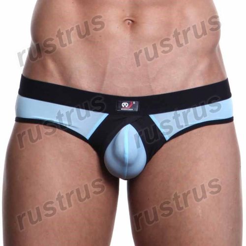 Мужские трусы брифы голубые WANGJIANG WG00032