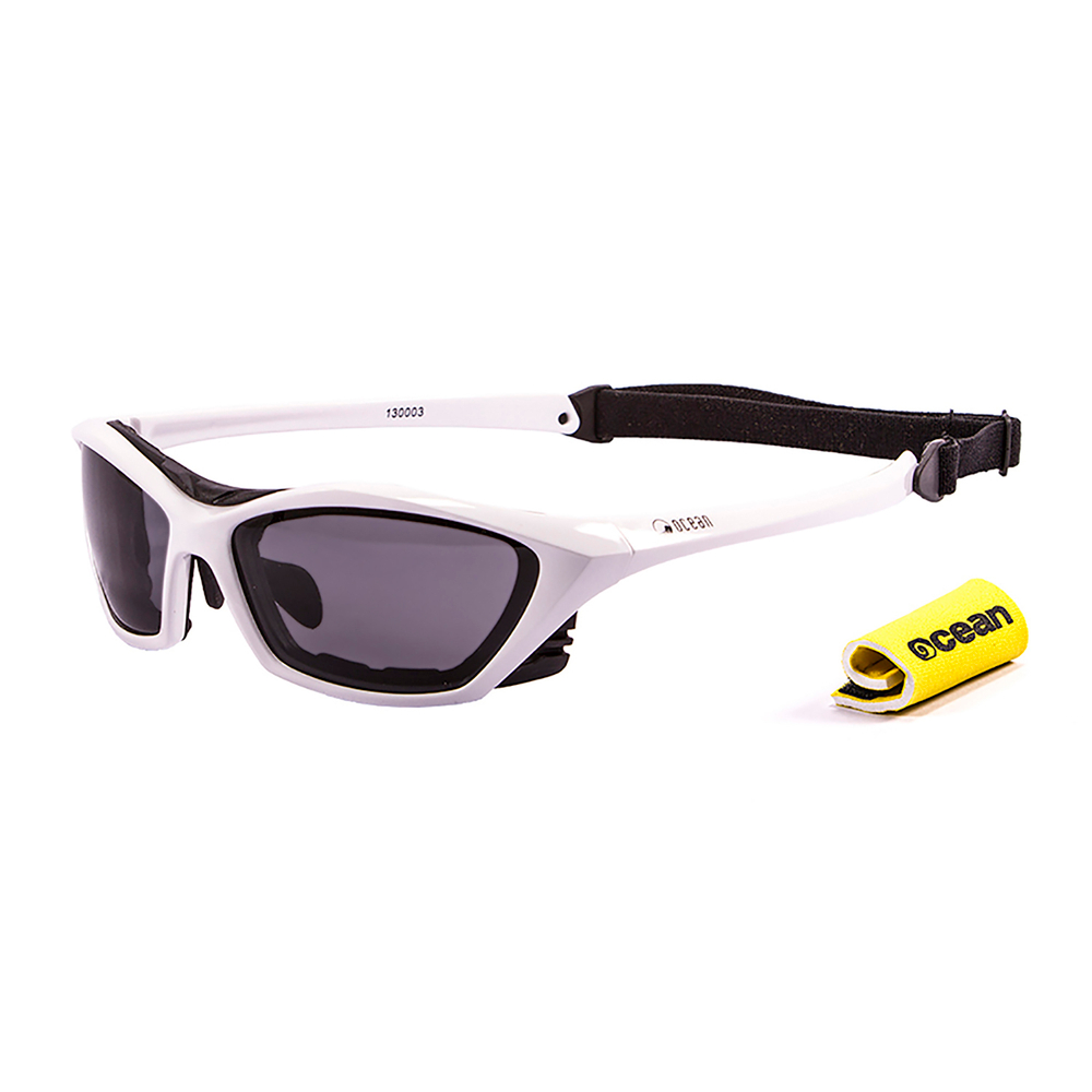 Спортивные очки OCEAN Lake Garda White / Grey Polarized lenses