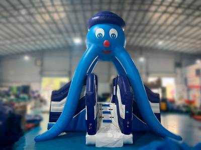 Надувной наземный аквапарк «Поймай осьминога», 31*15*8 м