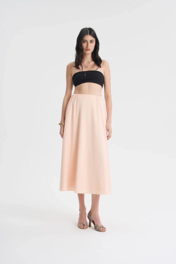 Юбка миди расклешенная
