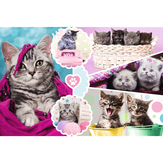 Puzzle "160" - Lovely kittens