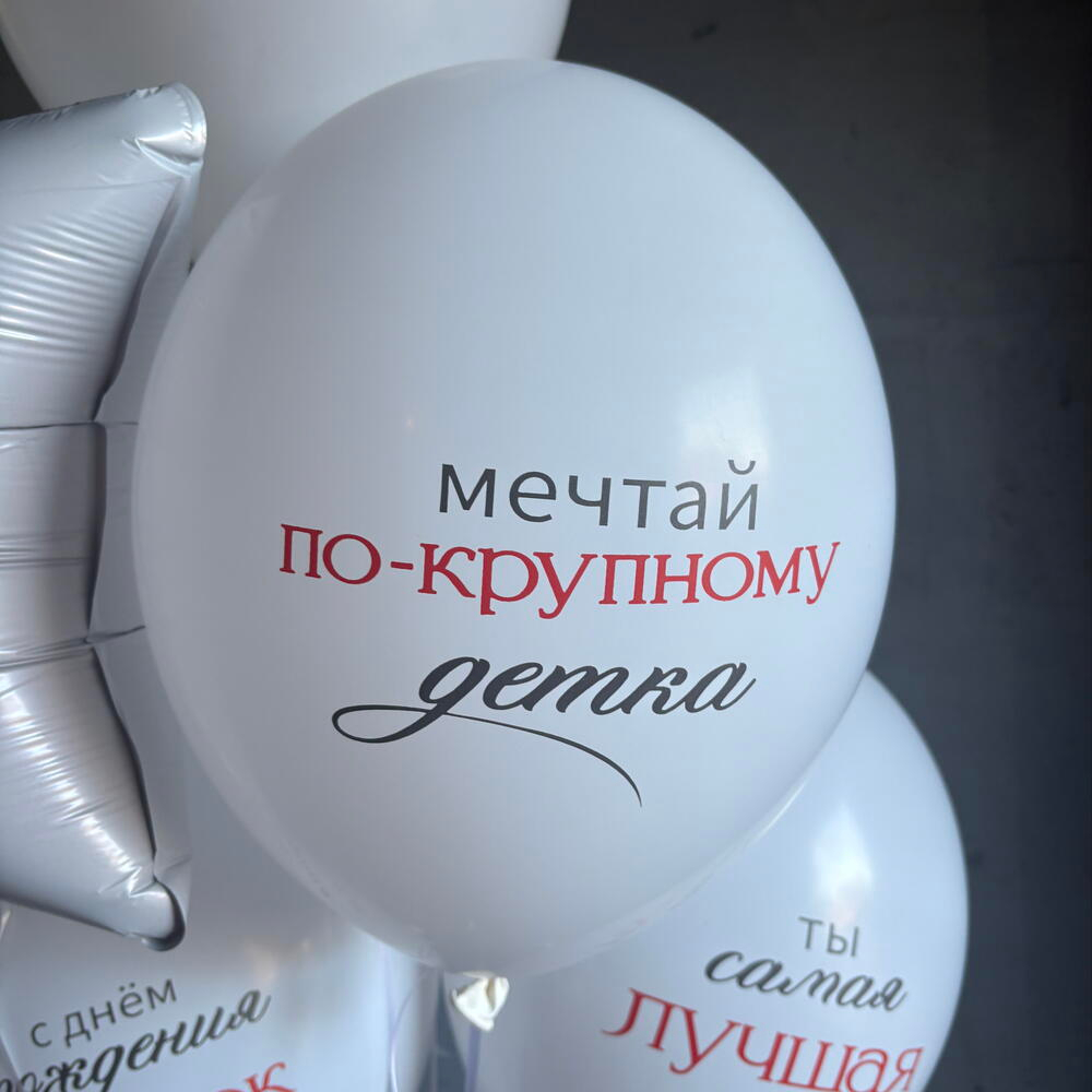 Сет гелиевых шаров «Девочка Топ» с др