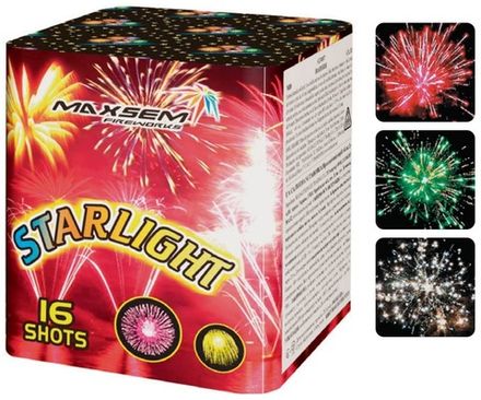 Батарея салютов "Starlight" GP497 16 залпов * 0.8"  (1/24)