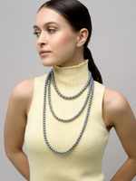 Колье "Trio Long Dark Gray"