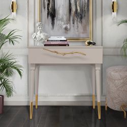 Консоль Арт Колор matte Стайл Голд Серый агат матовый