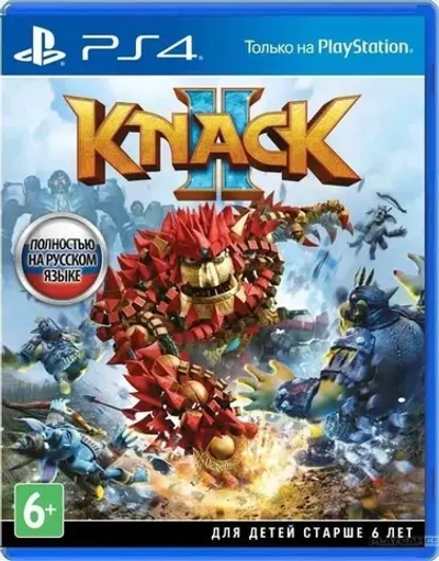Игра Knack 2 (Русская обложка) (Русская версия) для PlayStation 4