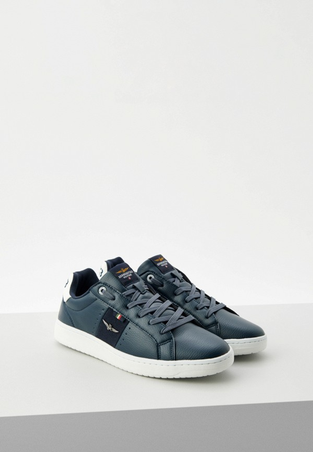 Кеды муж. AERONAUTICA 211 синий база лого