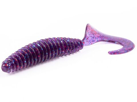 Слаги съедобные искусственные Lucky John ULTRAWORM Curly 3in (76.2 мм), цвет S63, 7шт.