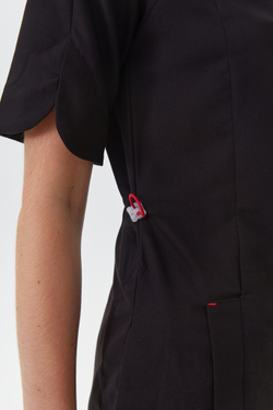 Топ медицинский женский Ньюлук, черный