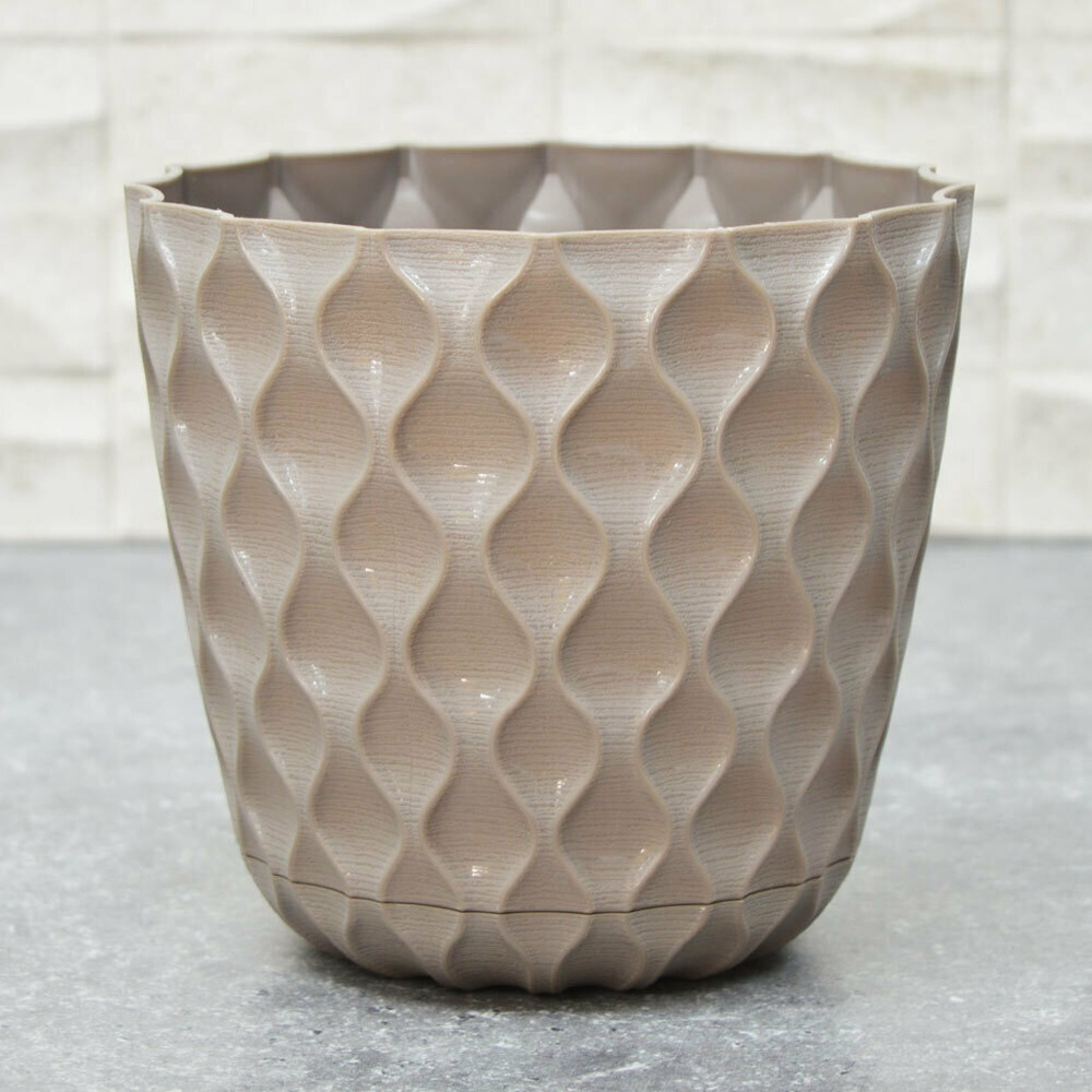 Горшок цветочный Wave 1,4л D145мм, французский платан