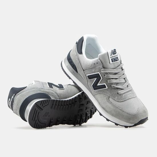 Кроссовки New Balance 574 Grey/Dark Blue