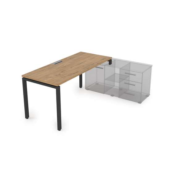 СТП-П.995 Стол рабочий прямолинейный три опоры, правый (1800*900*750)