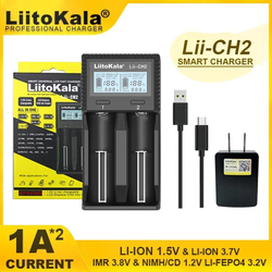 LiitoKala Lii-CH2 интеллектуальное зарядное устройство для аккумуляторов, Lii-CH2-5V 2A EU