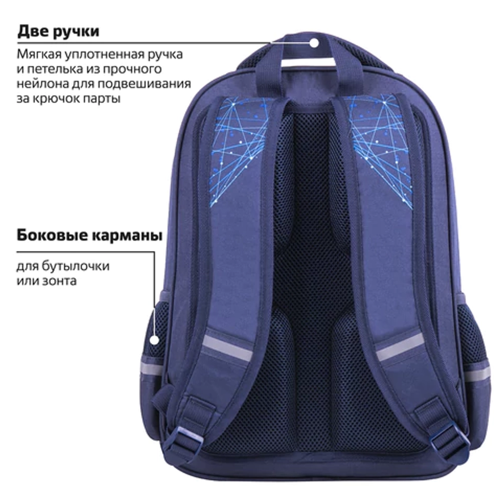 Рюкзак BRAUBERG SOFT, 2 отделения, "Game over", 40х31х15 см, 270613