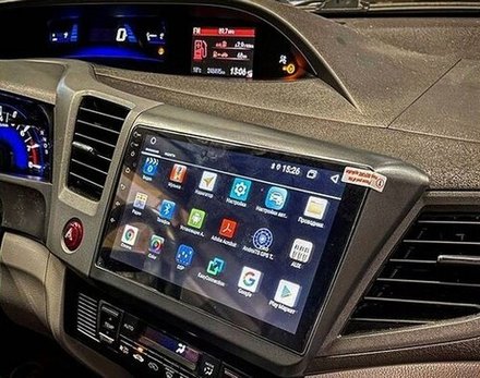 Магнитола для Honda Civic 9 2012 седан - Parafar PF132FHD на Android 13, 8-ядер, 2Гб+32Гб, CarPlay, 4G SIM-слот